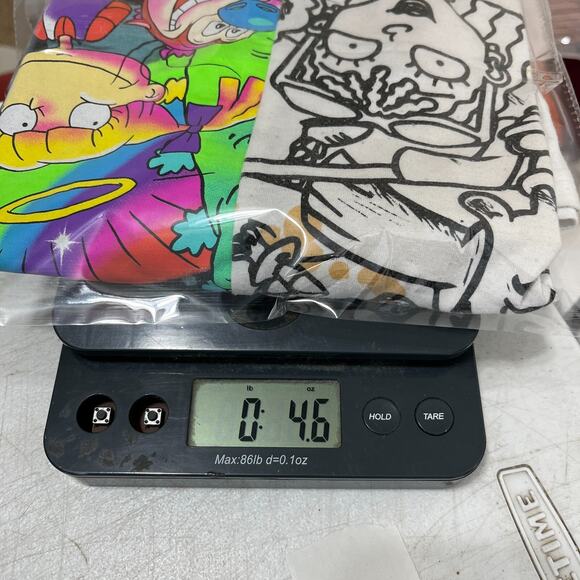 Nickelodeon Shirt Mens Medium Custom Made Rugrats Rocko Stimpy Bi-Polar Splat - Picture 10 of 10